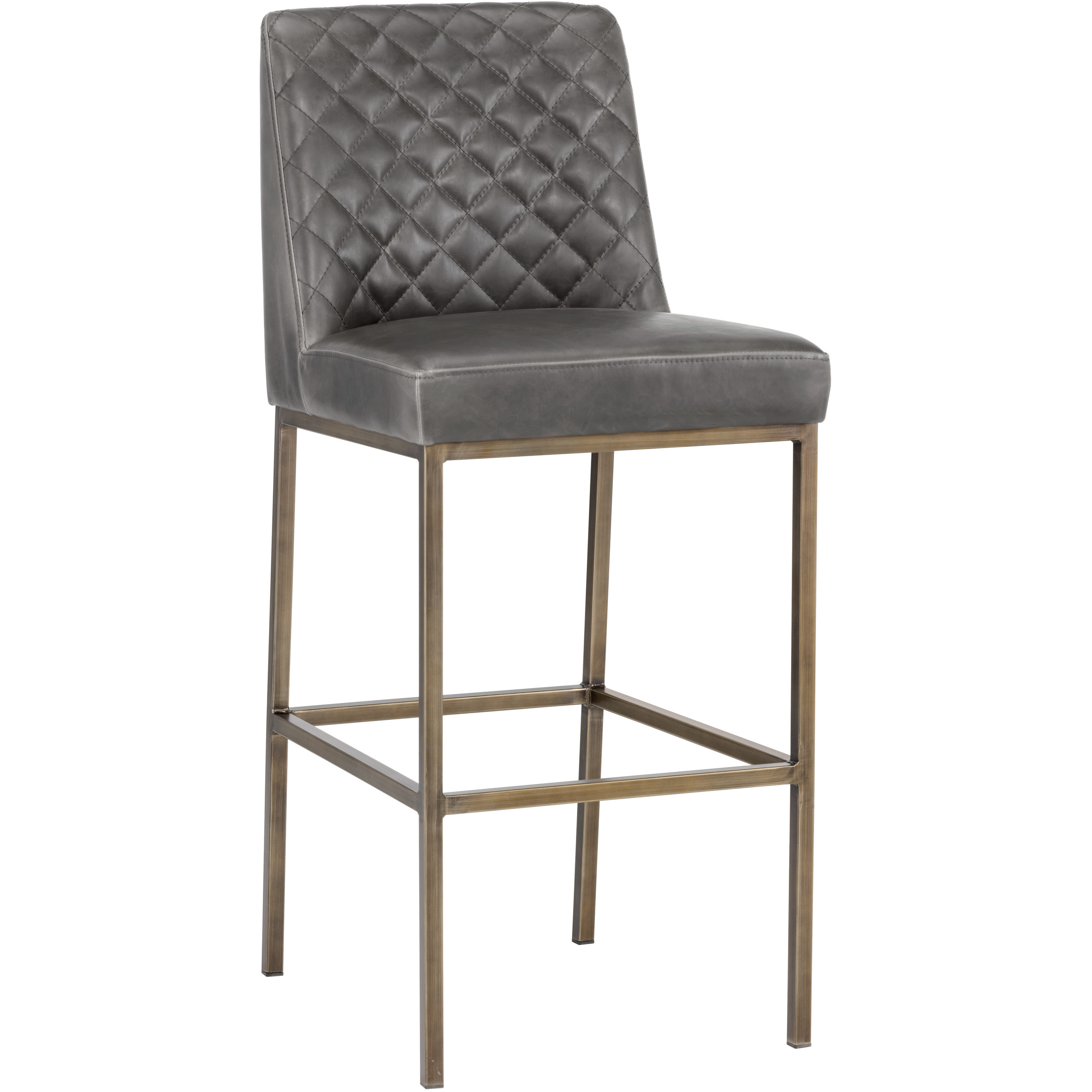 Leighland 42 inch Overcast Grey Barstool
